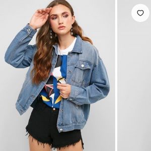 Distressed Denim Jacket